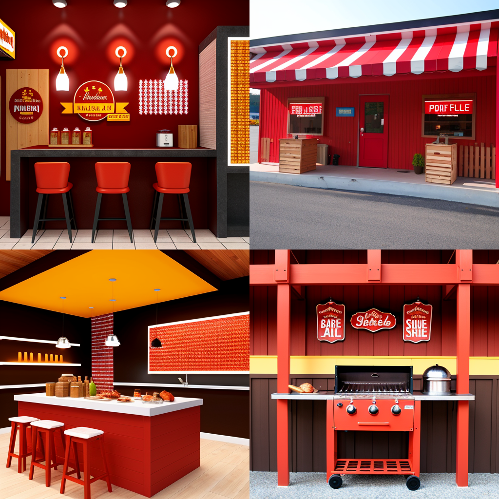 烤肉店裝修設計效果圖